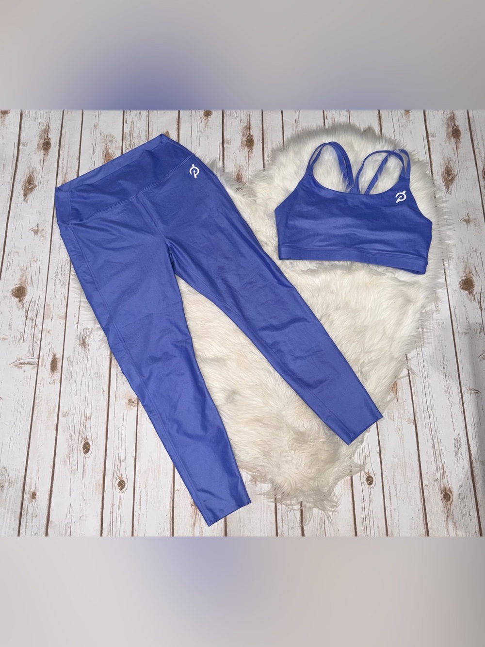 Peloton Cadent Shimmer Glaze High Rise Pocket Legging sports Bra Set XL